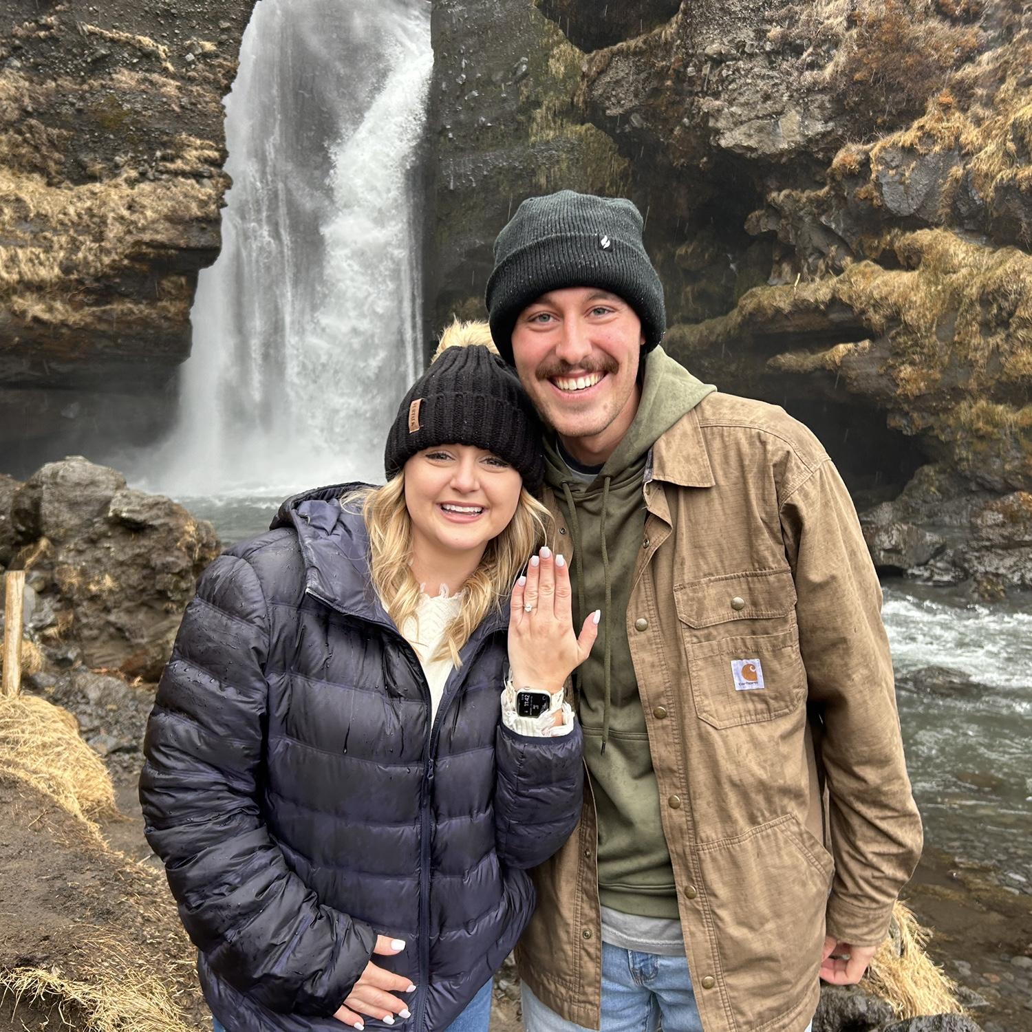 She said yes! Iceland April 2023