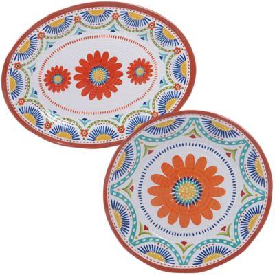 Certified International Vera Cruz 2-Piece Platter Set