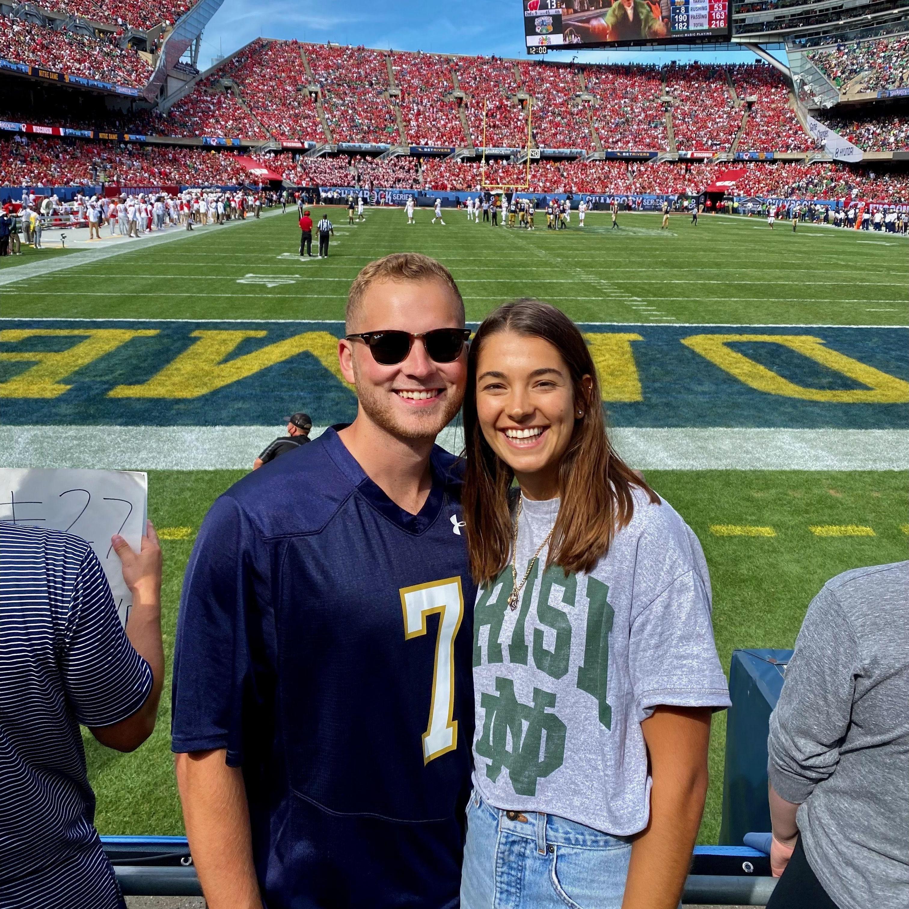 Notre Dame vs Wisconsin at Soldier field!