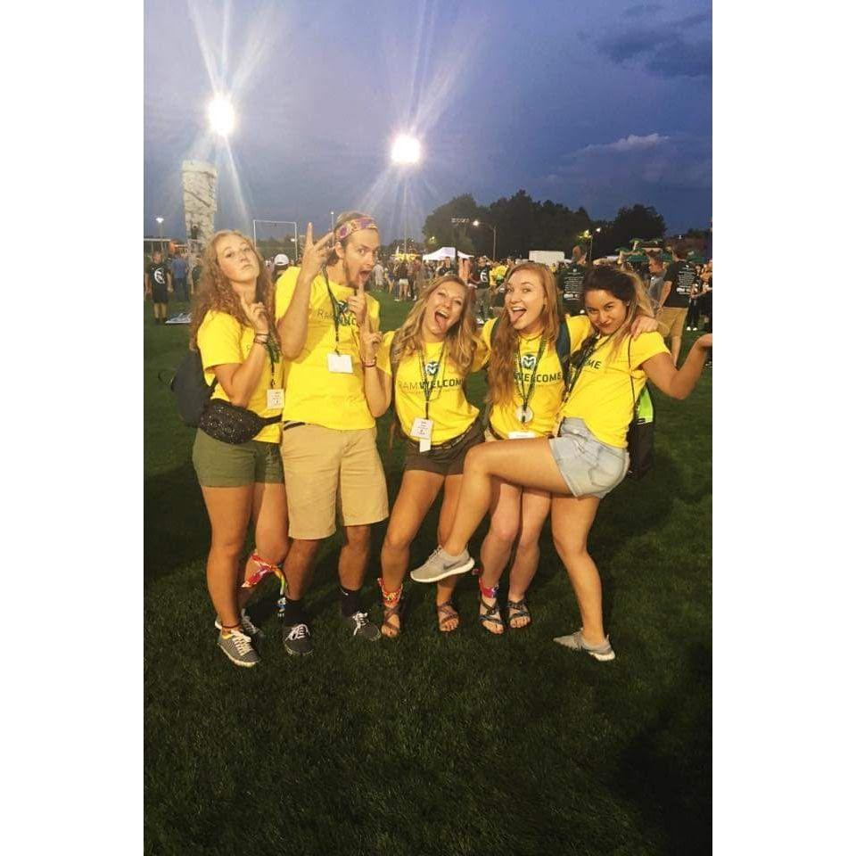 This is the weekend we met! Working the CSU orientation august 2017