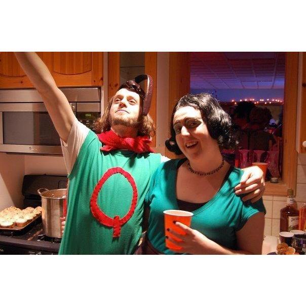 Halloween! Quail Man and Buttercup