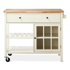 Windham Wood Top Kitchen Island - Off White - Threshold™