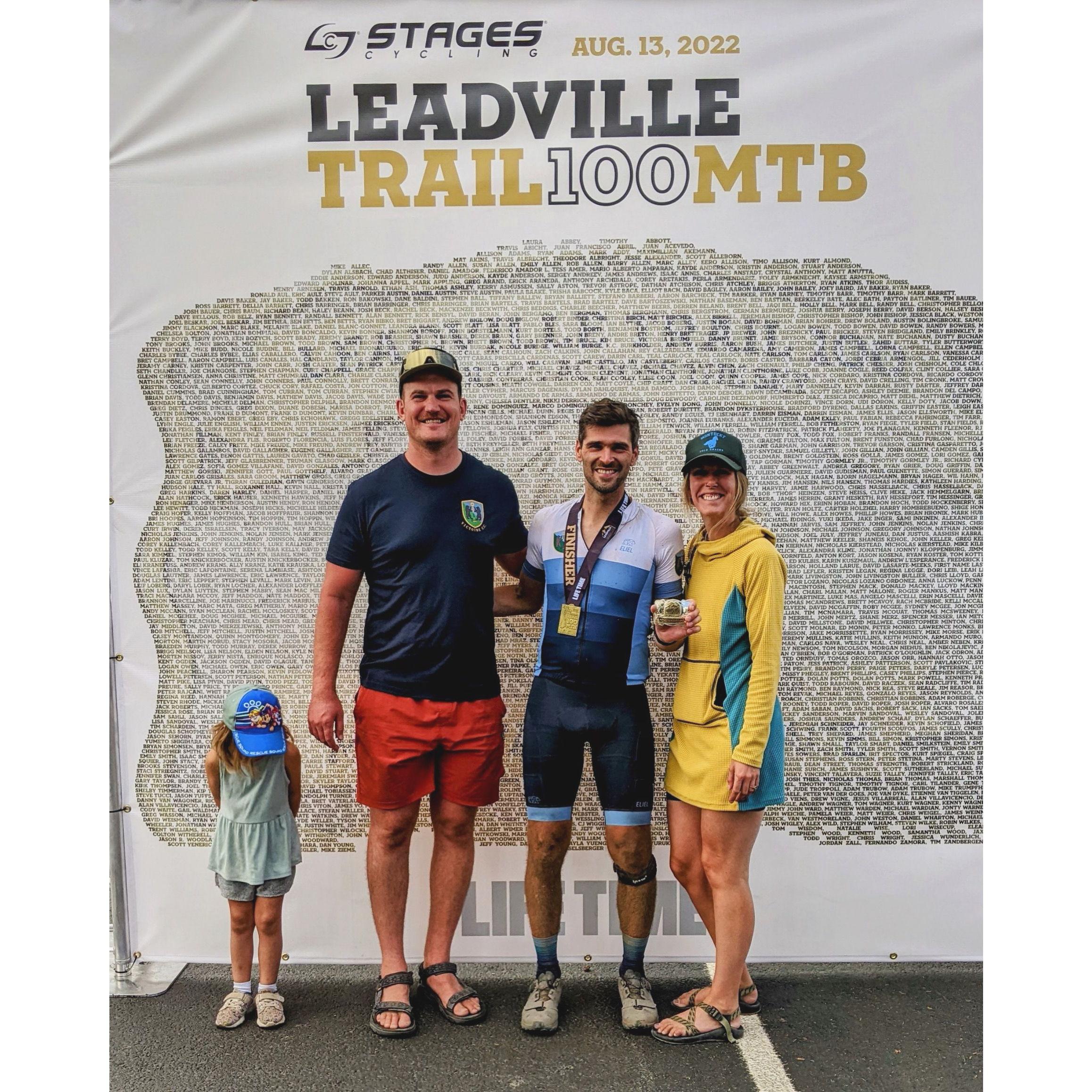 We crewed Ryans Leadville 100 MTB race!