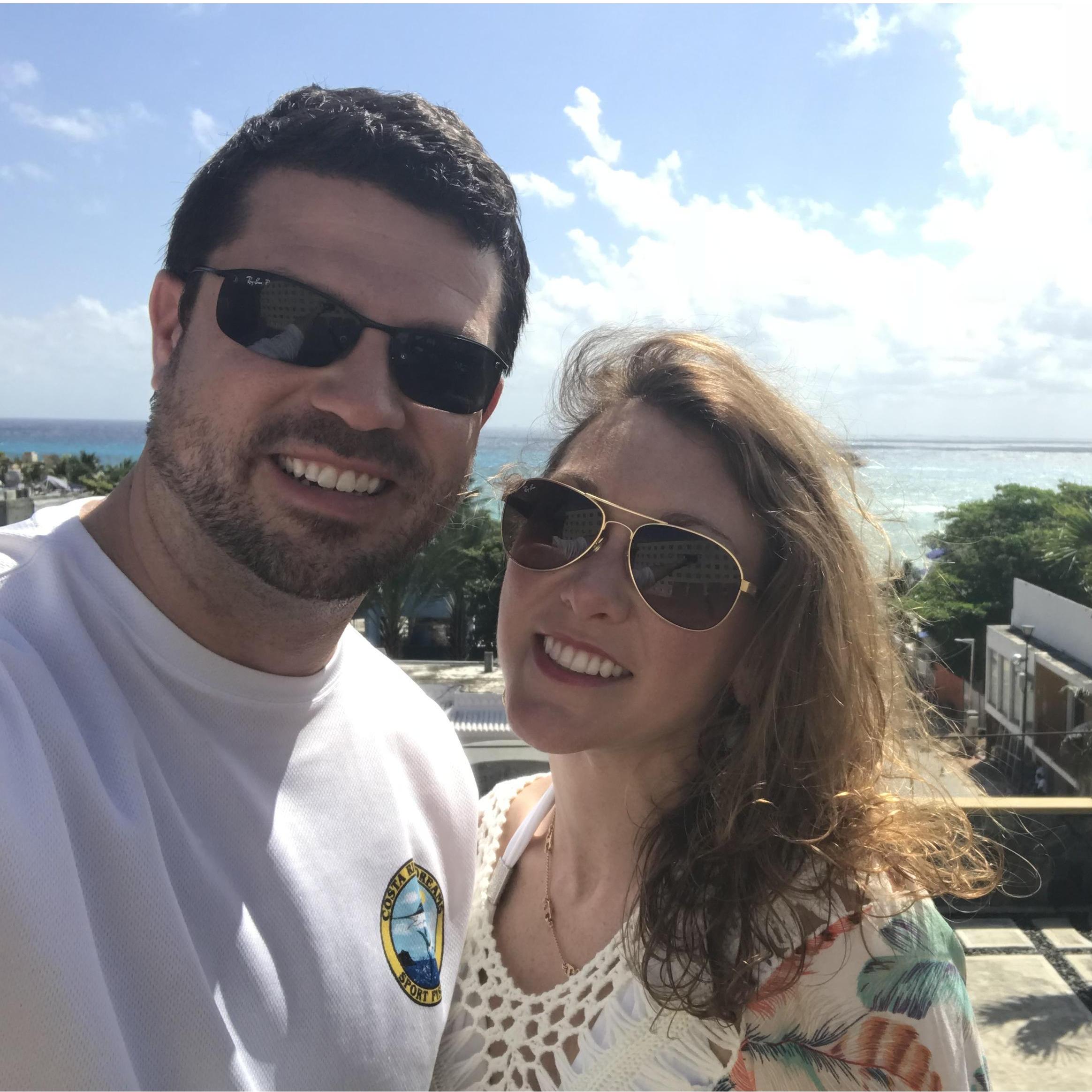 Our first trip together in 2018, to same area in Mexico the wedding is in!