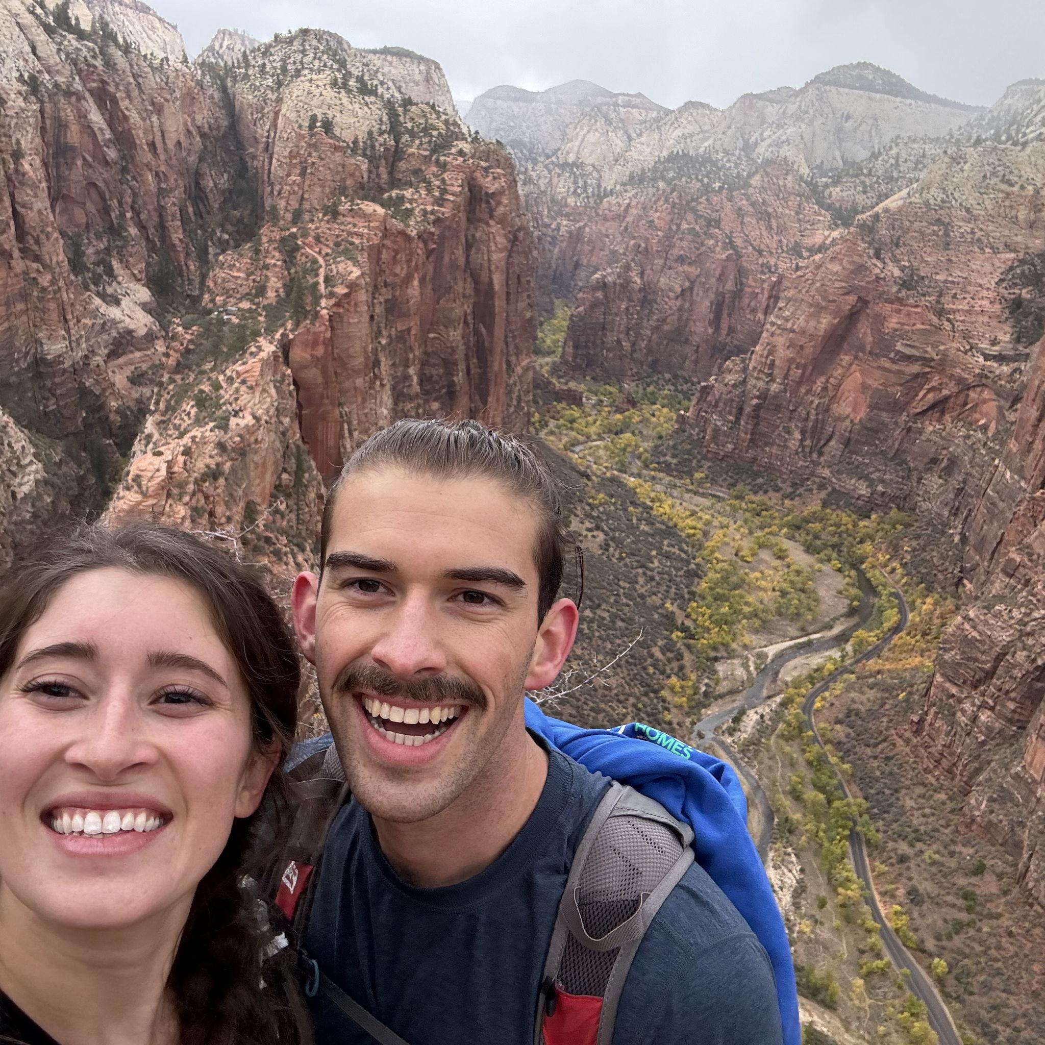 POV: You're on top of Angels Landing