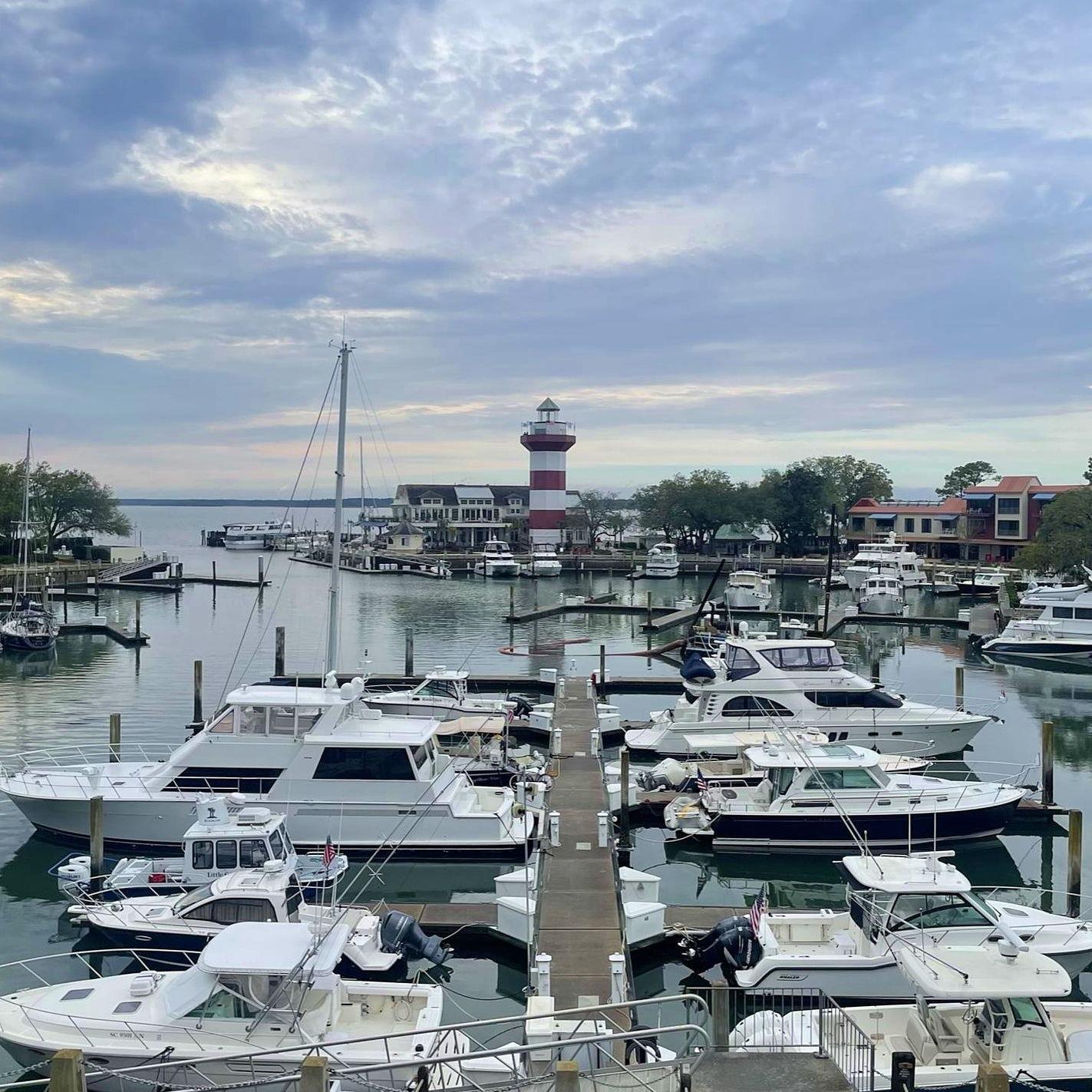 The view from one of our previous Airbnbs in Harbour Town