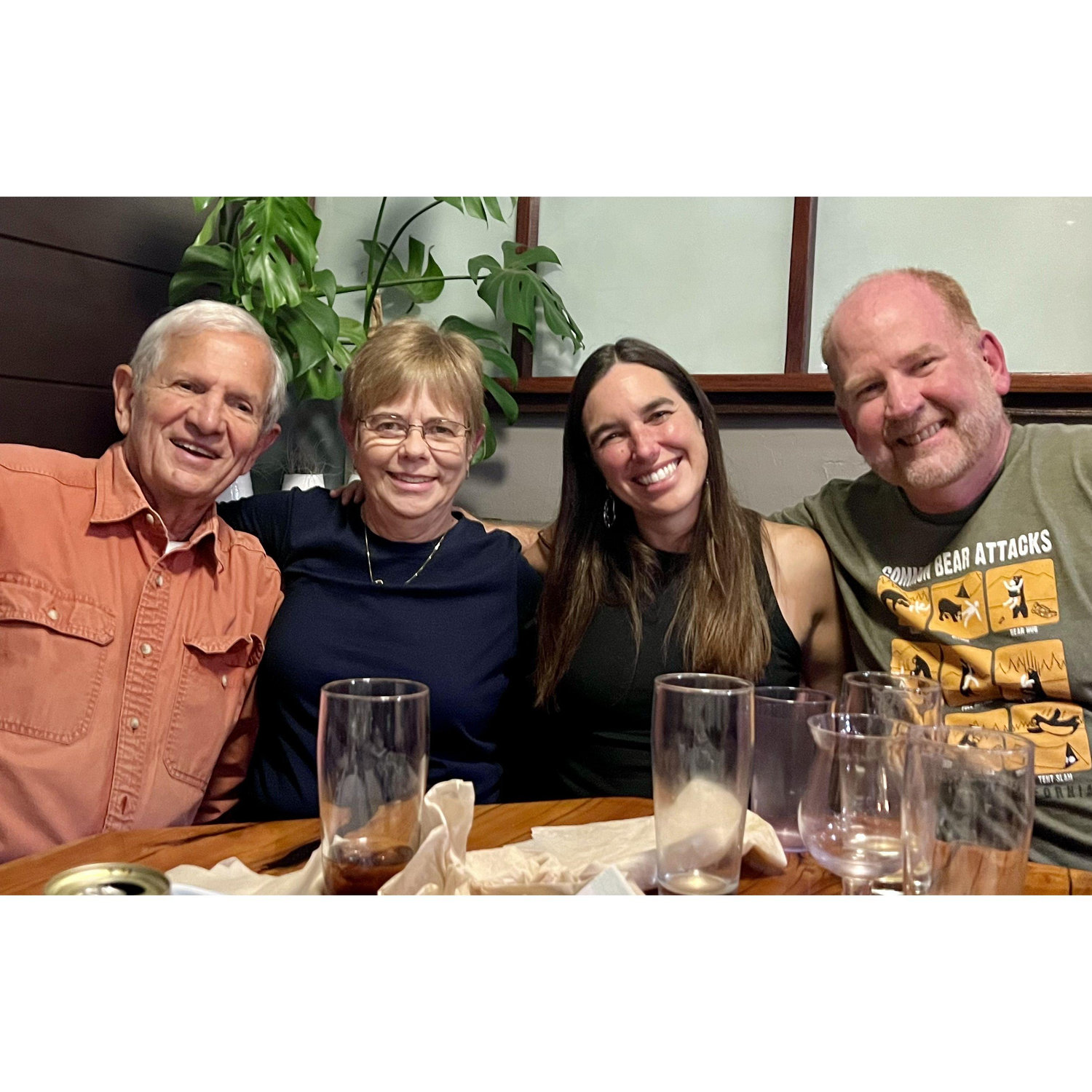 With Kathy and Chris Rose in Santa Cruz--Oct, '24