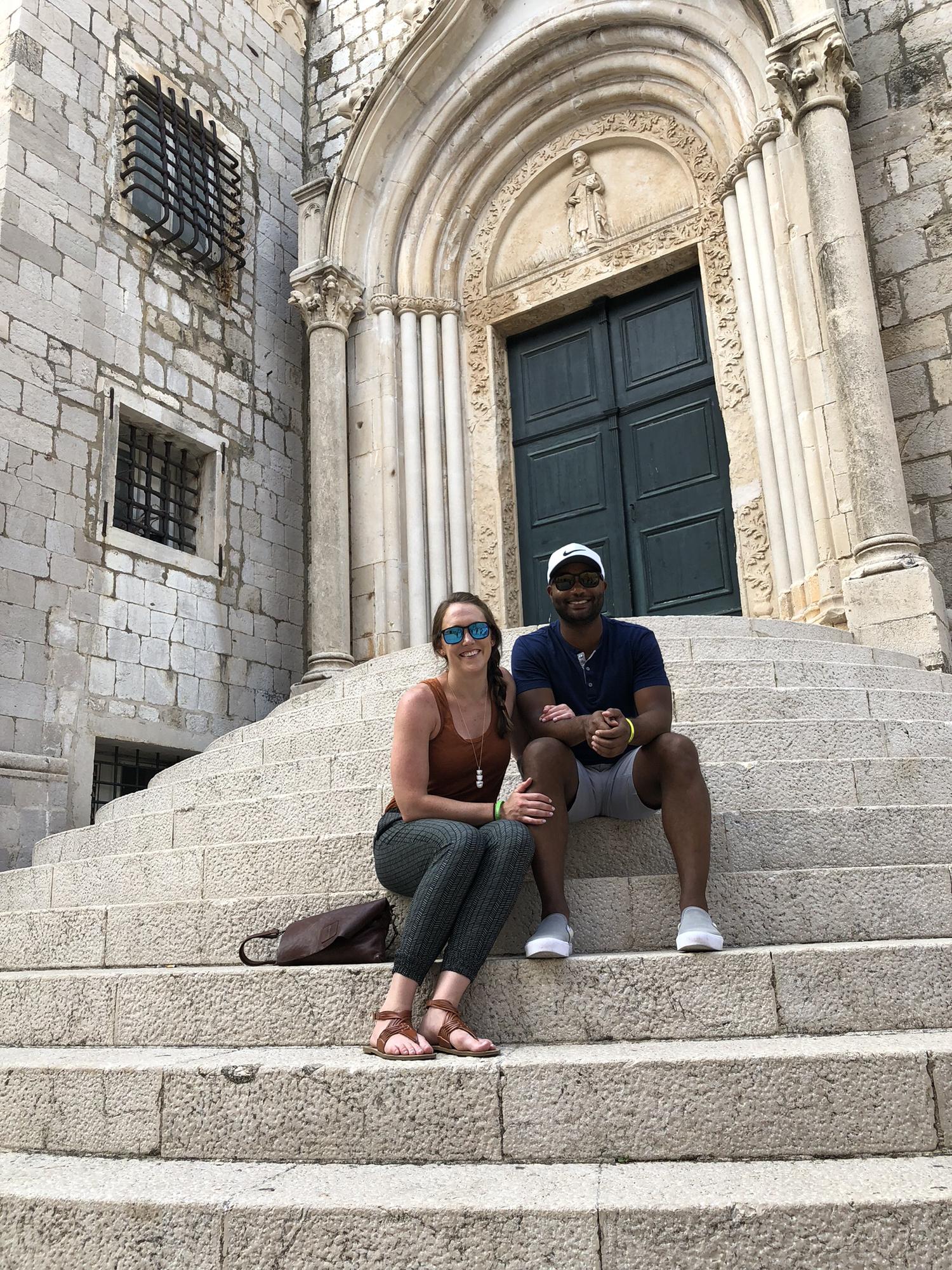 2018 Dubrovnik, Croatia. Later we were with the locals in the square watching Croatia beat Russia in the World Cup Semifinals.