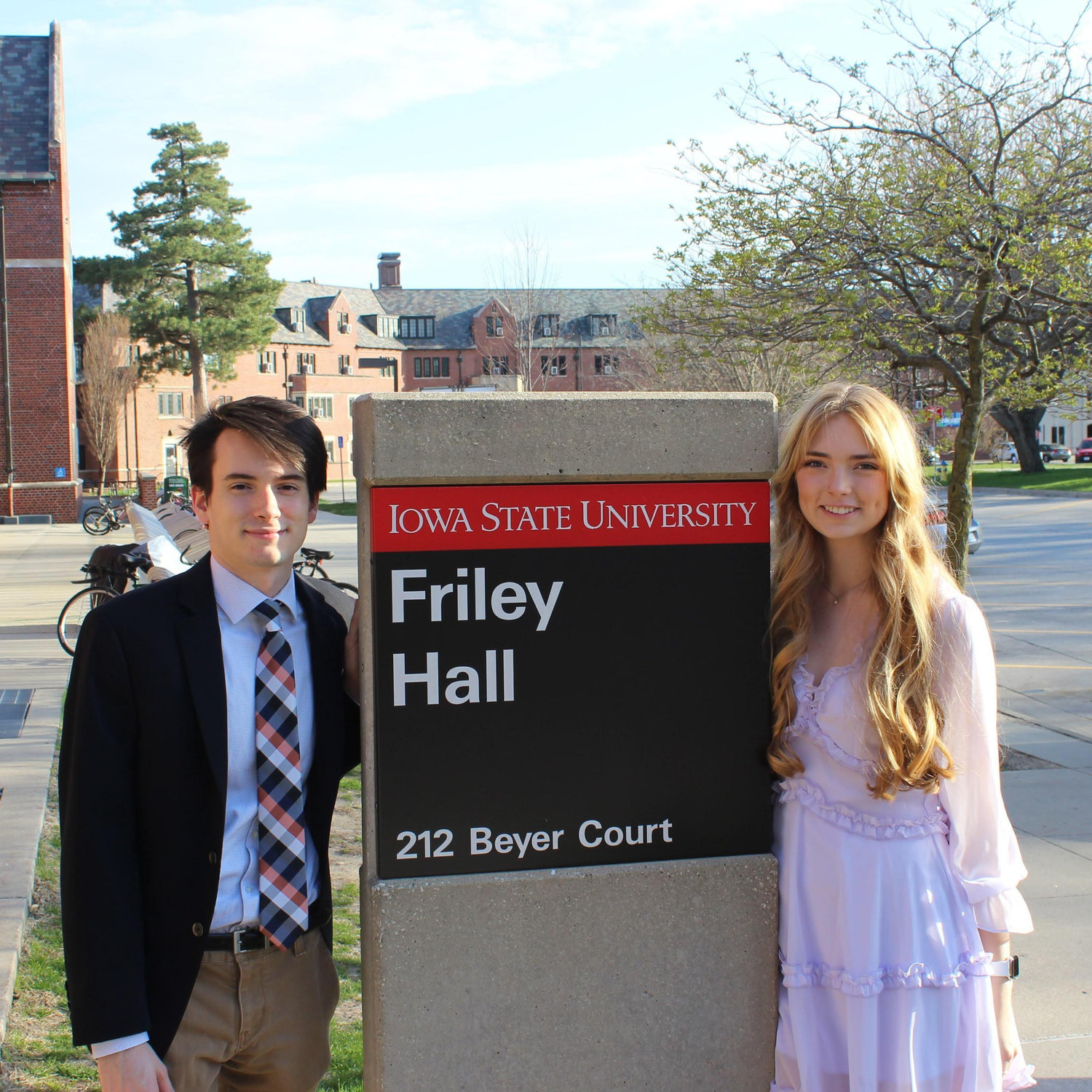 May 2020 - Saying goodbye to Friley Hall, the place we met :')