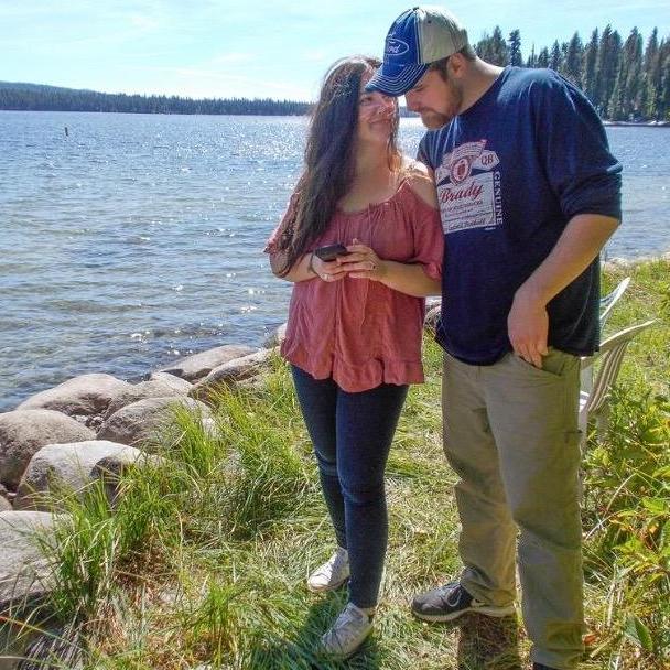 2016 In Idaho with Katie's family on what would be their future wedding date: October 23rd