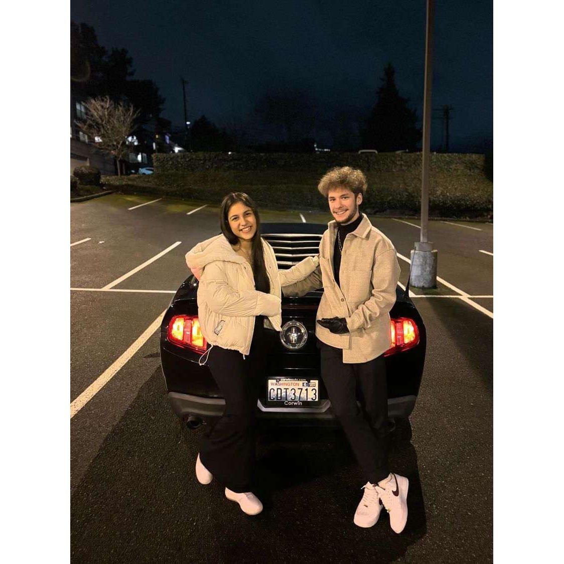 Evening date night in winter 2024