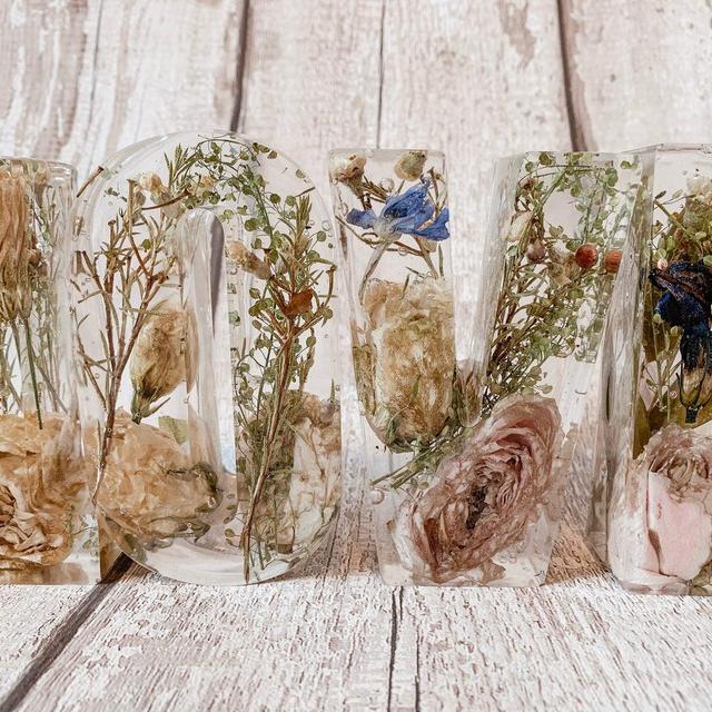 Wedding Bouquet Flower Keepsake - Resin  - A