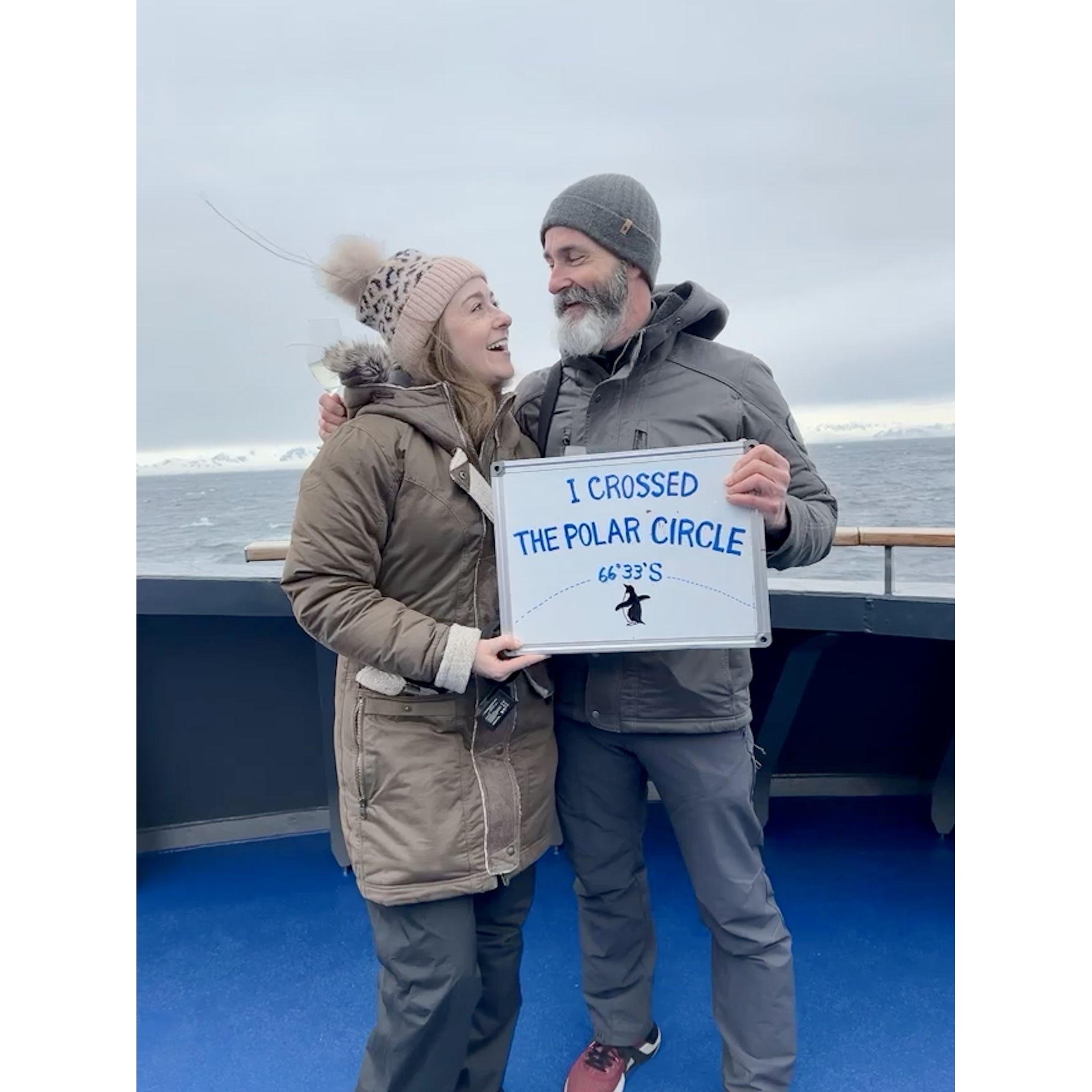 We crossed the polar circle... twice!