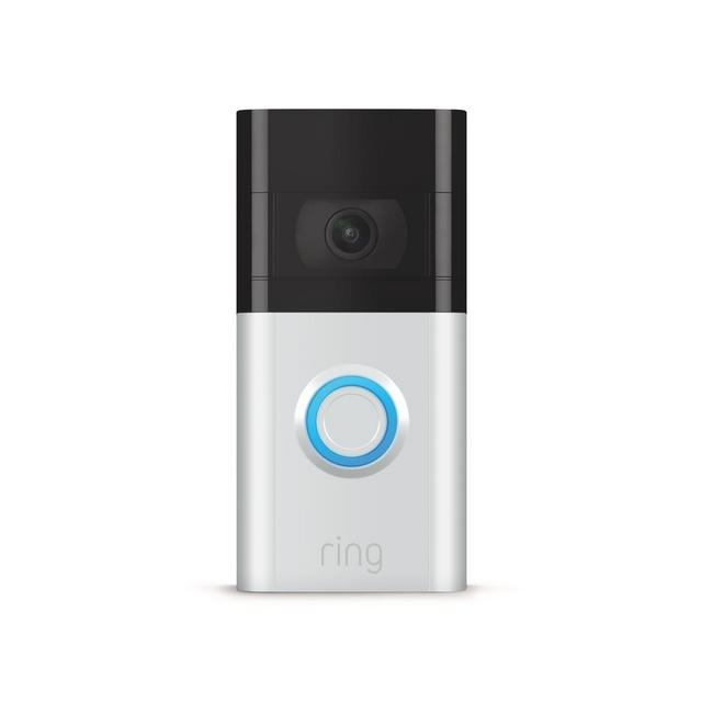 1080p HD Wi-Fi Wired and Wireless Video Doorbell 3 Smart Home Camera Removable Battery Works with Alexa