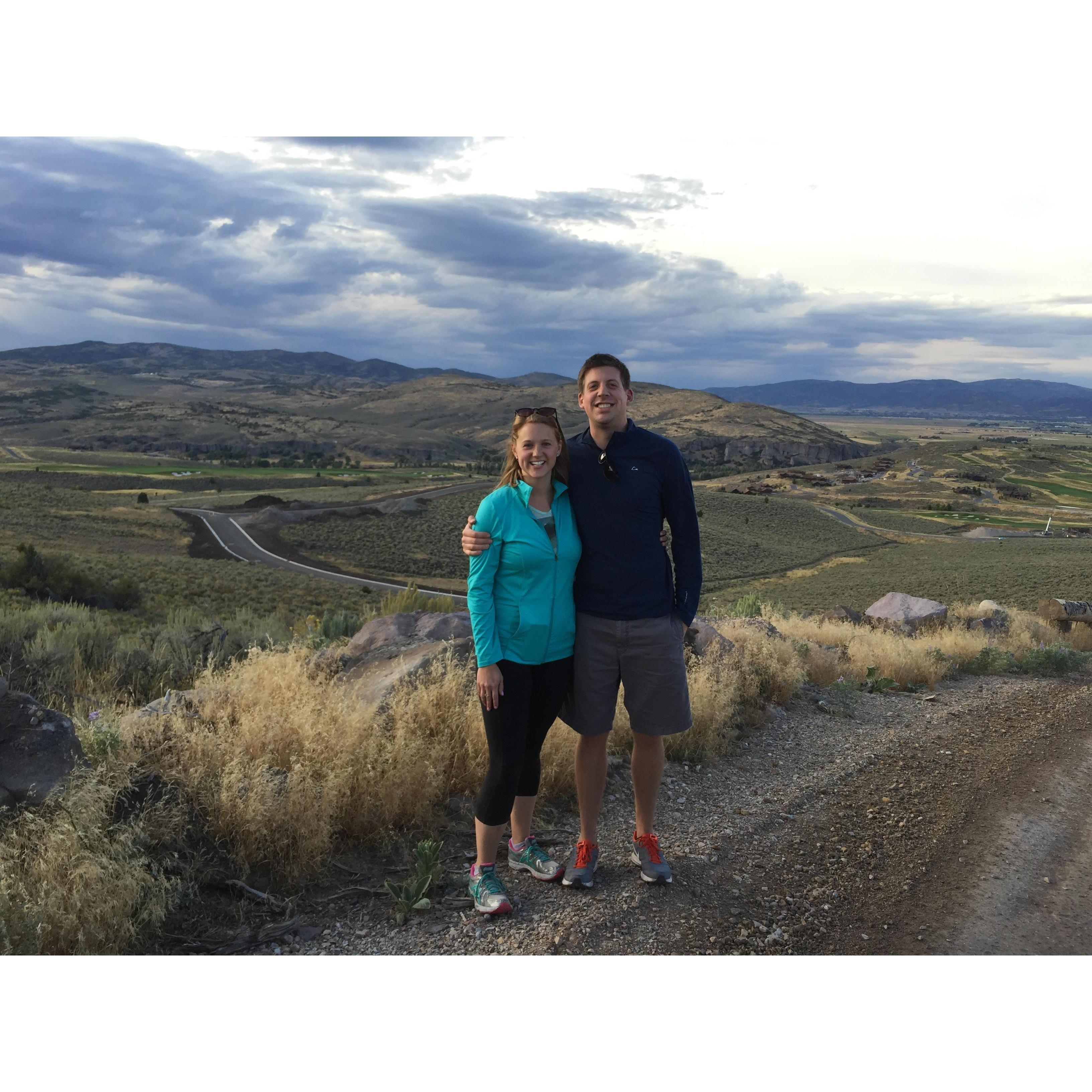 Victory Ranch, Utah. A most memorable Labor Day weekend in the mountains with their friends Pat and Nicole.