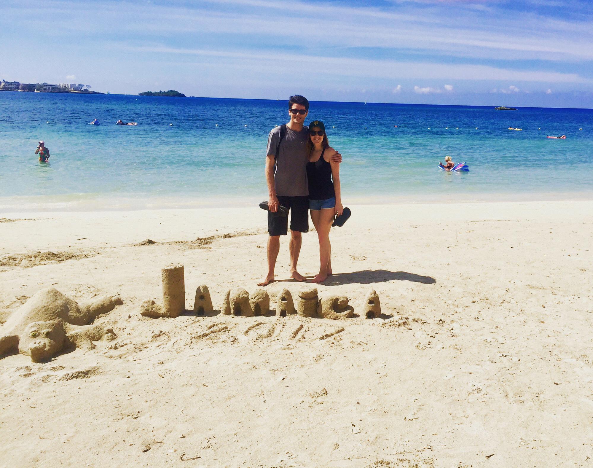 Our first international trip together to Jamaica for Ashton's cousin's wedding.