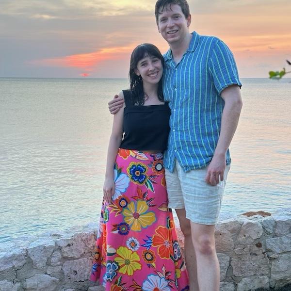 Last night before we got engaged in Curacao