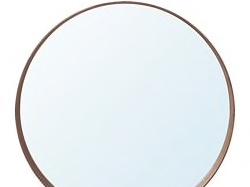 STOCKHOLM Mirror, walnut veneer