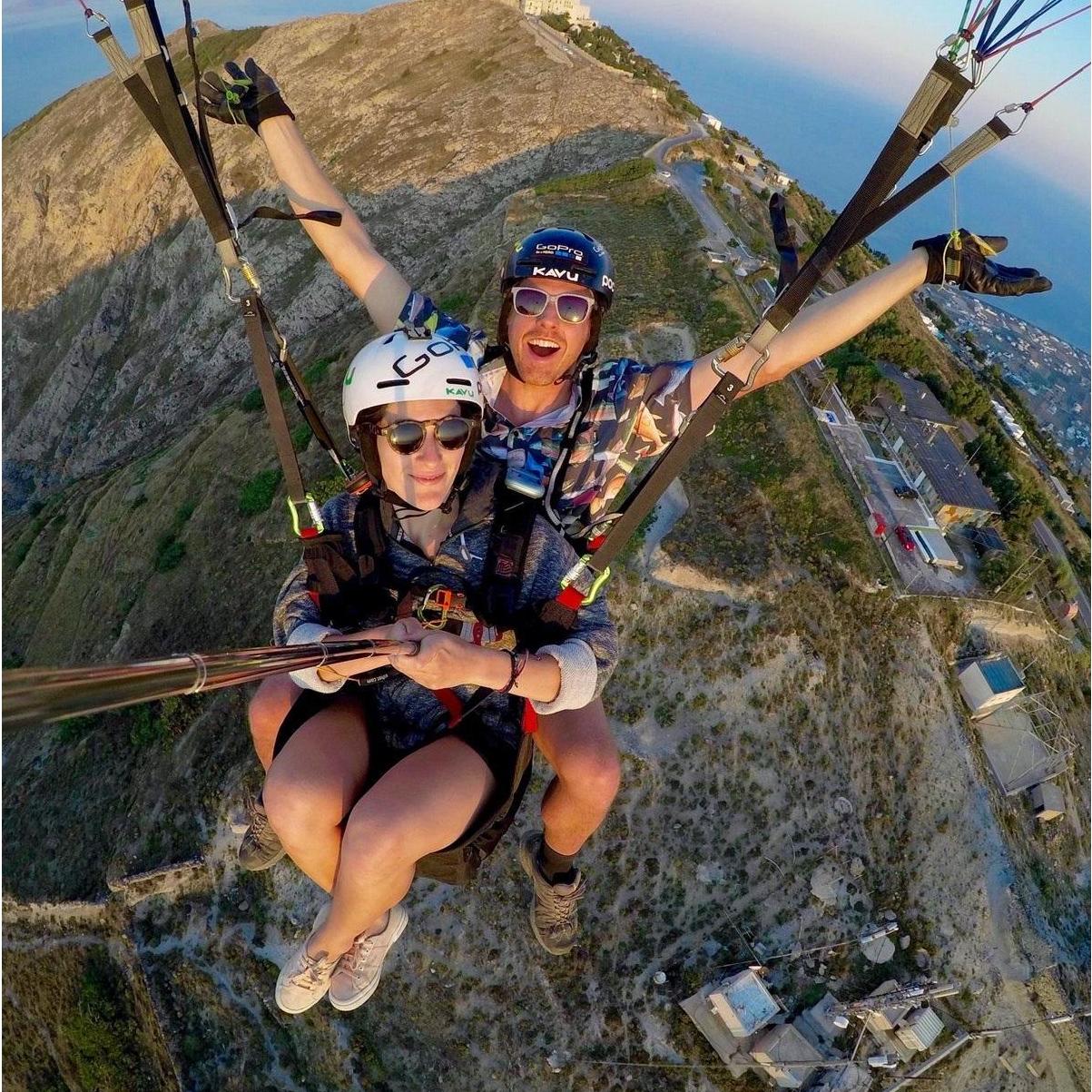 Paragliding in Greece!