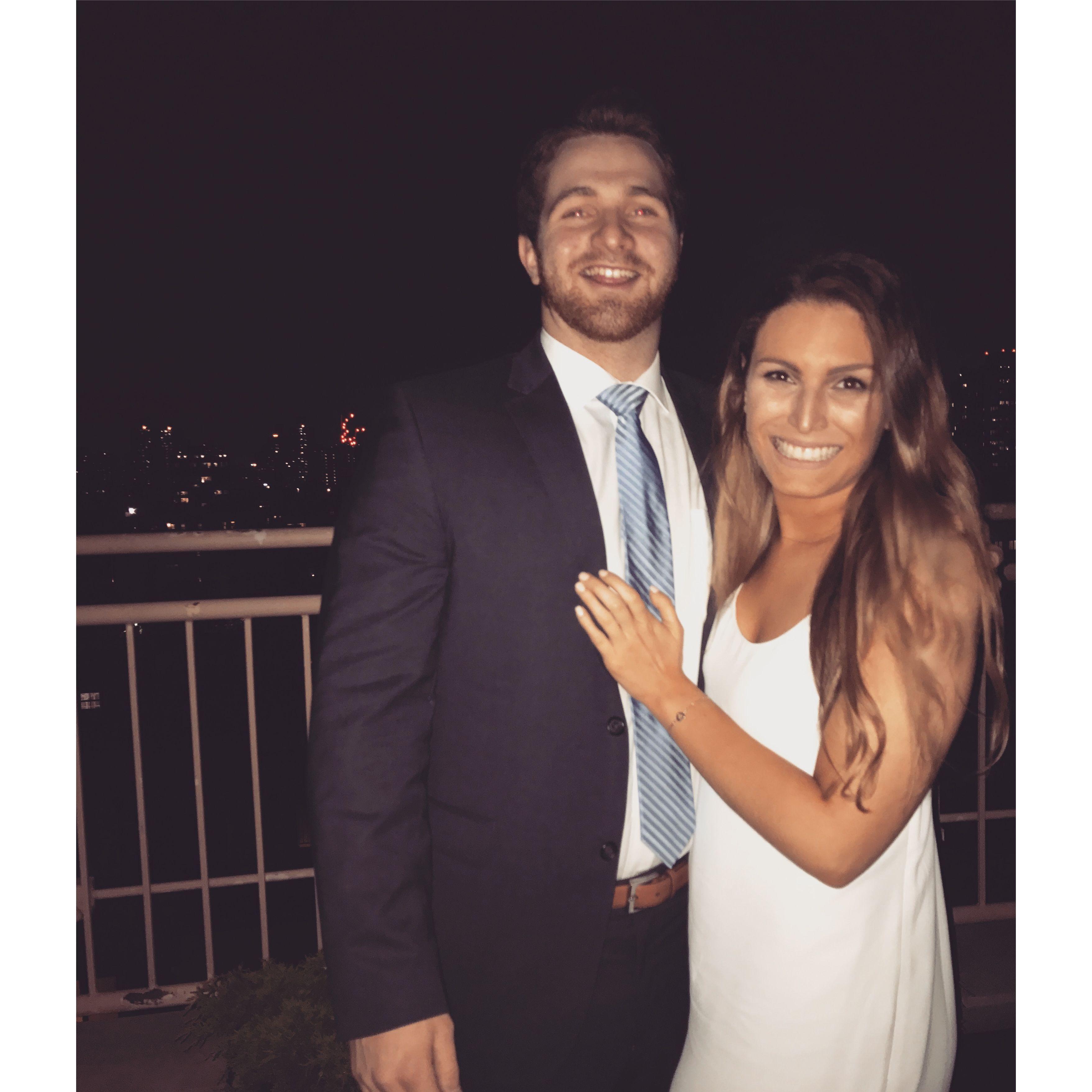 Our first fraternity party together at NYU!