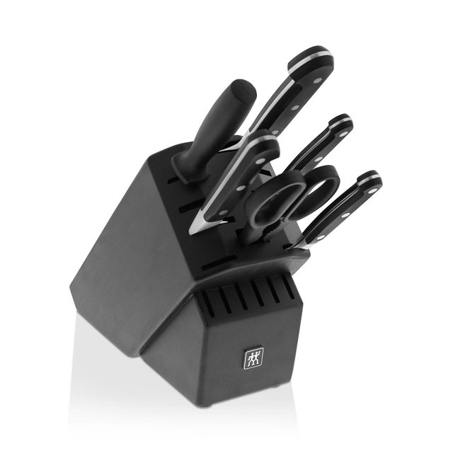 Zwilling J.A. Henckels Professional 7-Piece Black Knife Block Set