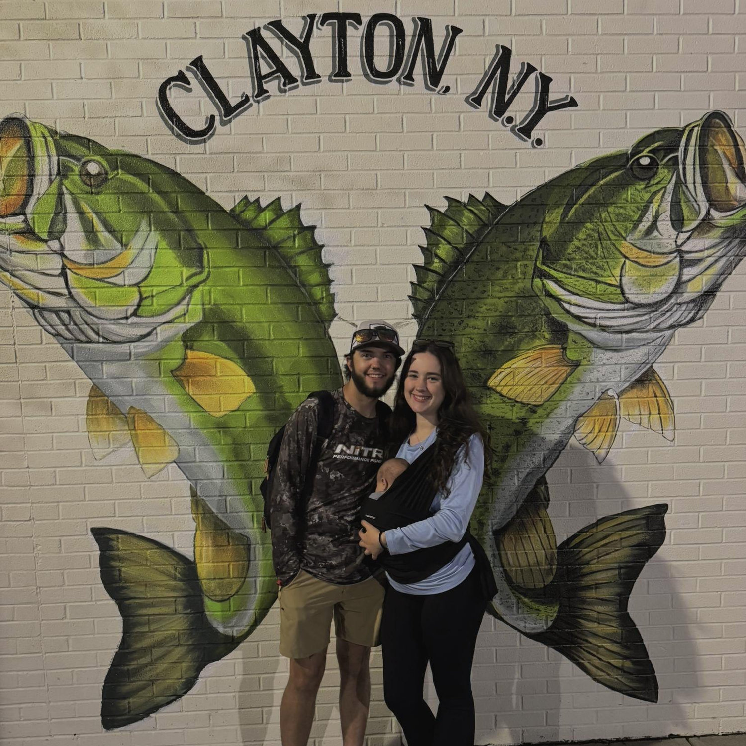 Our very first date was going fishing, so this was very fitting