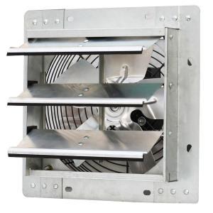 600 CFM Power 10 in. Variable Speed Shutter Exhaust Fan