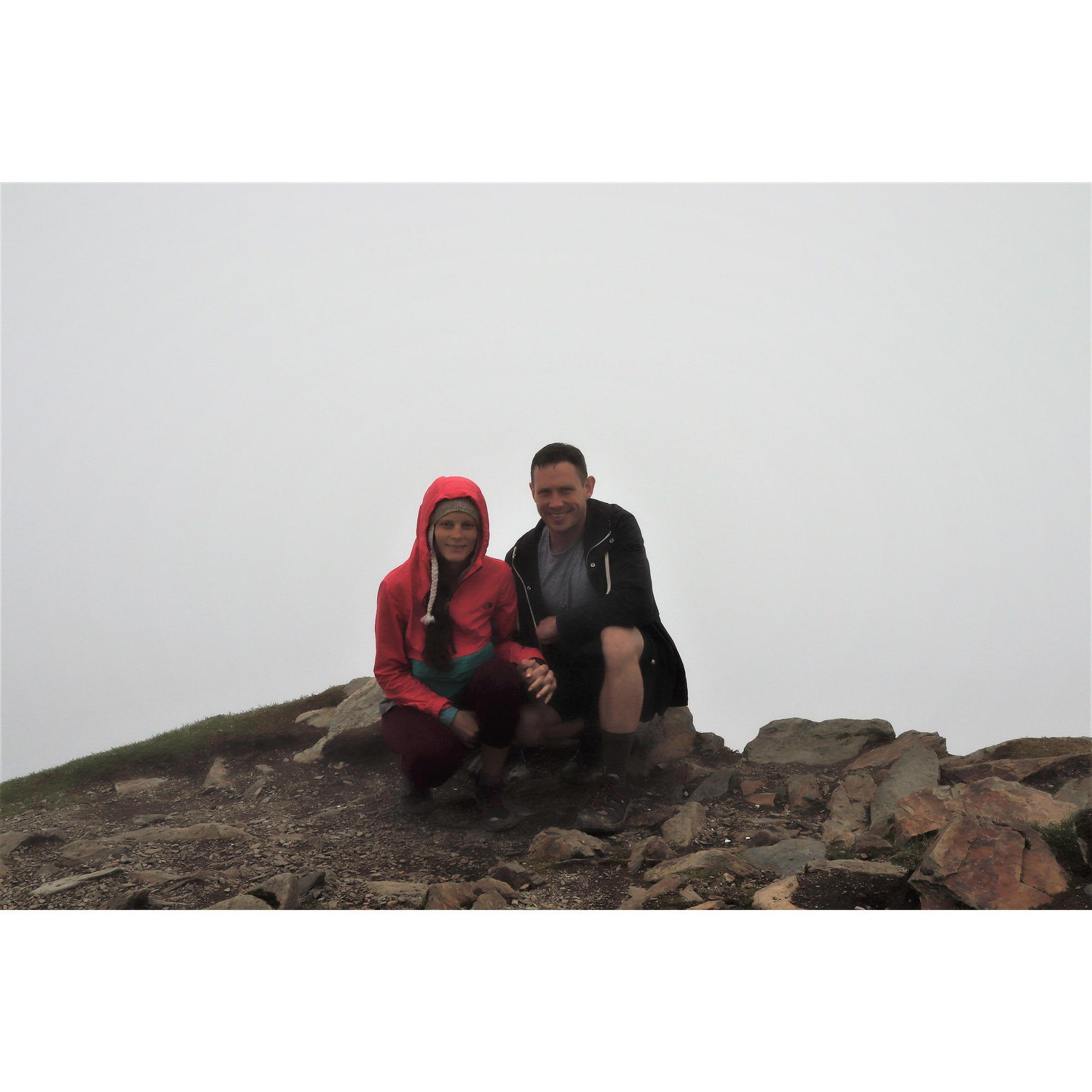 At the top of Mount Snowdon, Wales (August 2018)