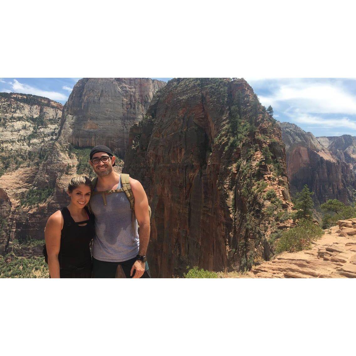 Observation Point hike in Zion National Park