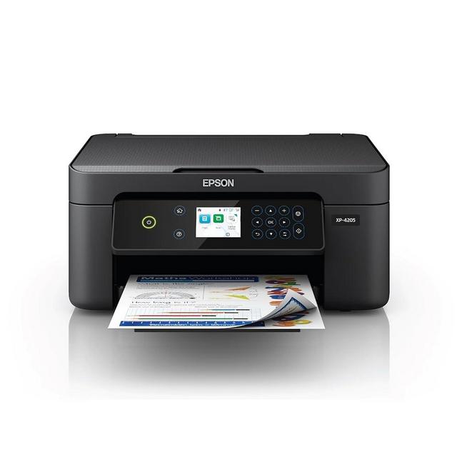 Epson Expression Home XP-4205 Wireless Color All-in-One Printer with Scan, Copy, Automatic 2-Sided Printing, Borderless Photos and 2.4" Color Display, Works with Alexa