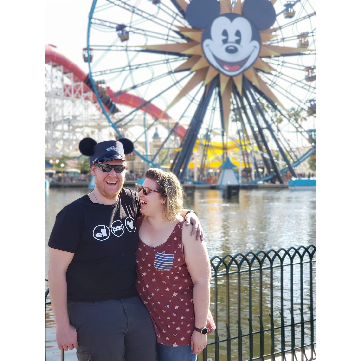 This was during our first trip to Disneyland together. Chris was very happy to have his own personal ex-tour guide to show him Walt's original Magic Kingdom!