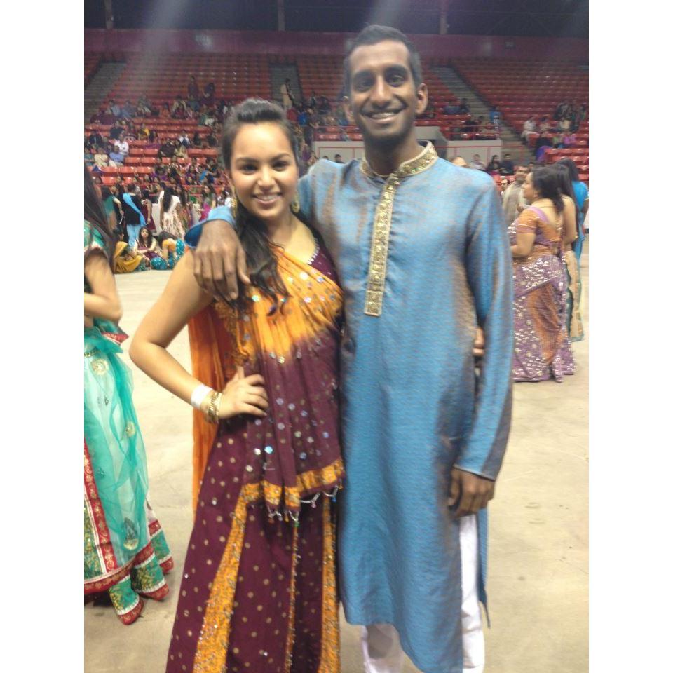 1st photo together - Garba 2012