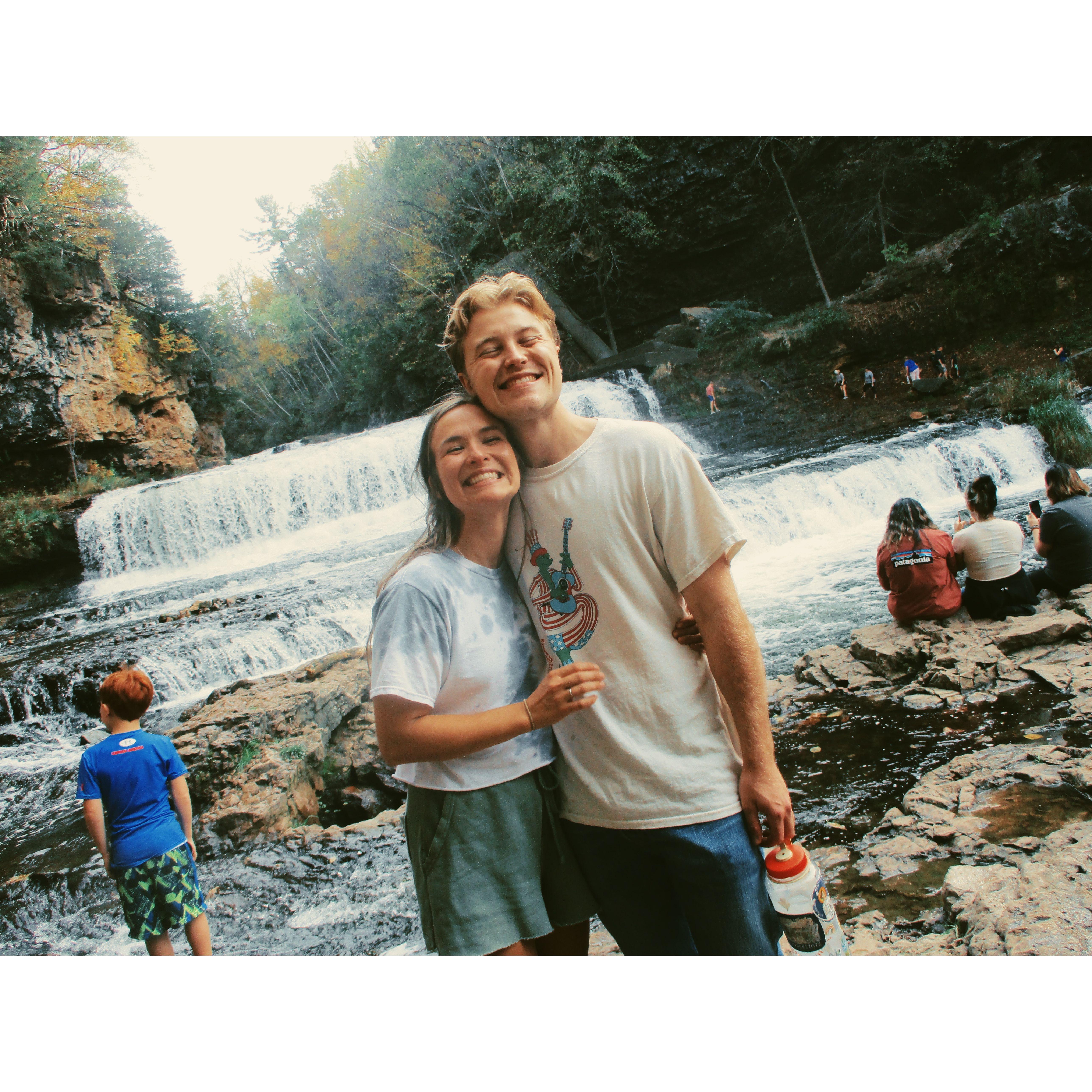 Early days at Willow River State Park, 2021