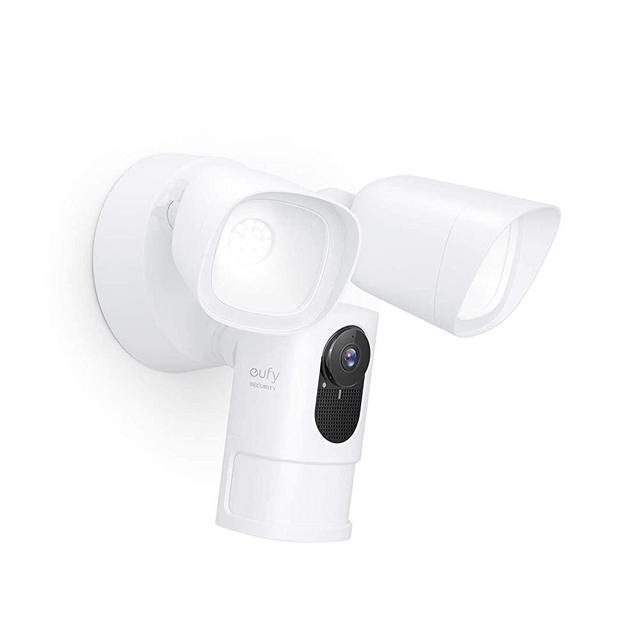eufy Security Floodlight Camera, 1080p,2-Way Audio, No Monthly Fees, 2500-Lumen Brightness, Weatherproof, (Existing Outdoor Wiring and Weatherproof Junction Box Required)