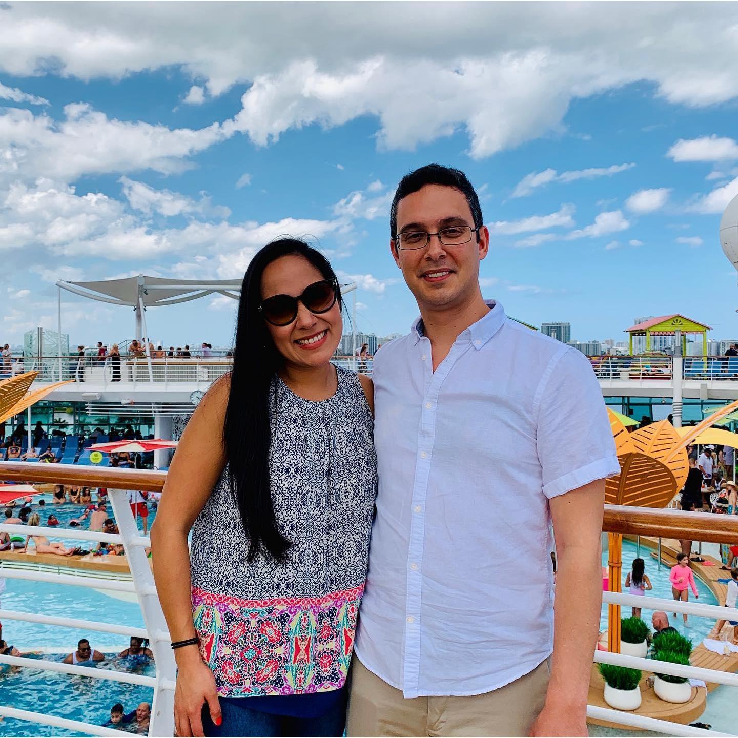 Getaway weekend to the Bahamas to celebrate the end of Jheny's MBA program!