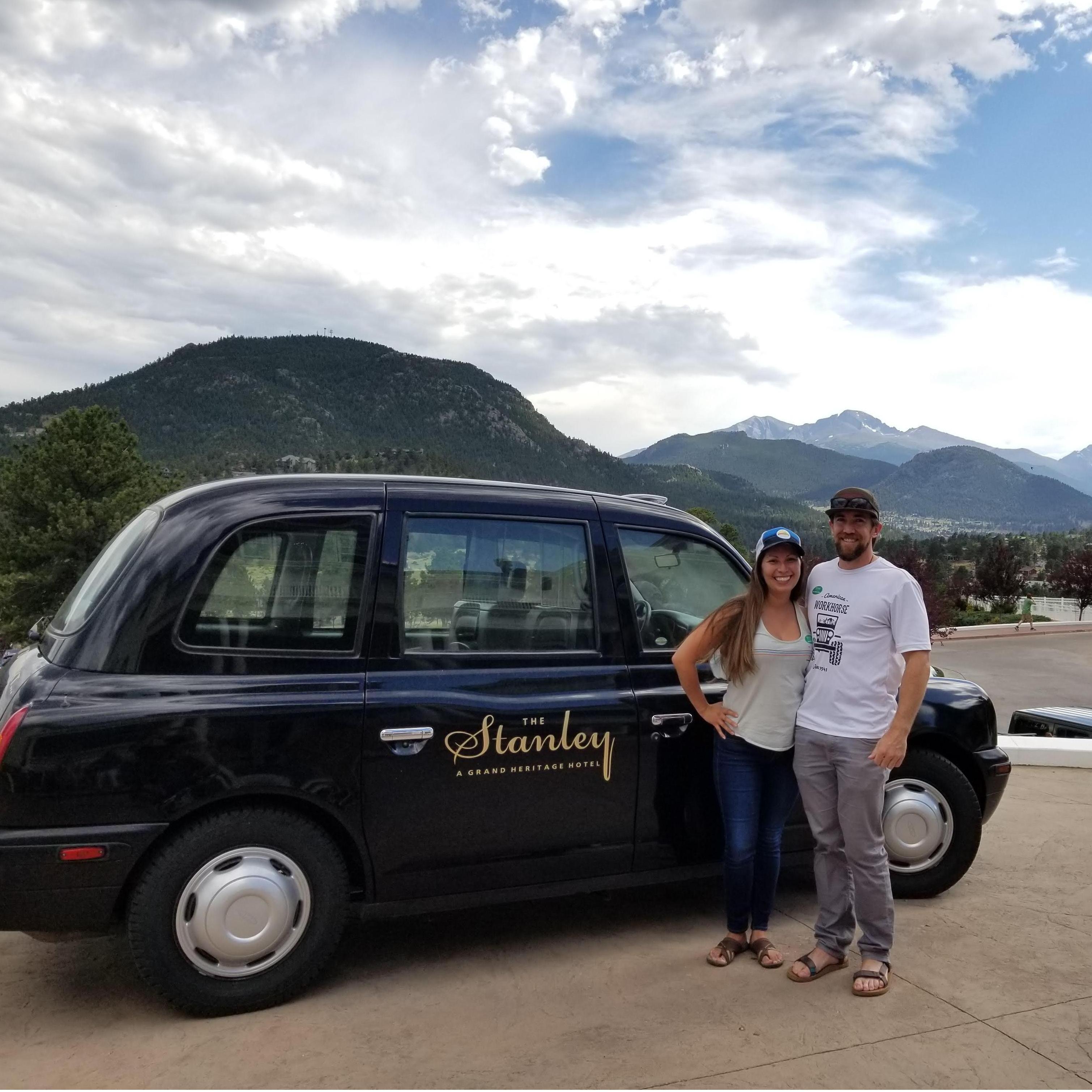 A long time dream of Selina's was to visit the famous Stanley Hotel, and while in Estes Park, stopped in for a ghost tour and drinks.
