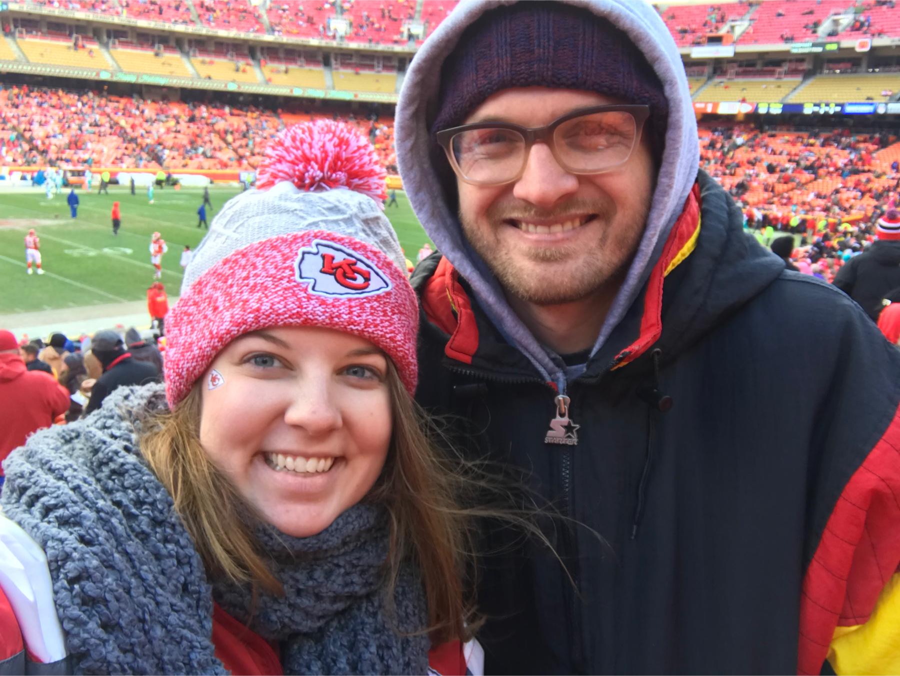 December ‘17
Abby’s first Chief’s game