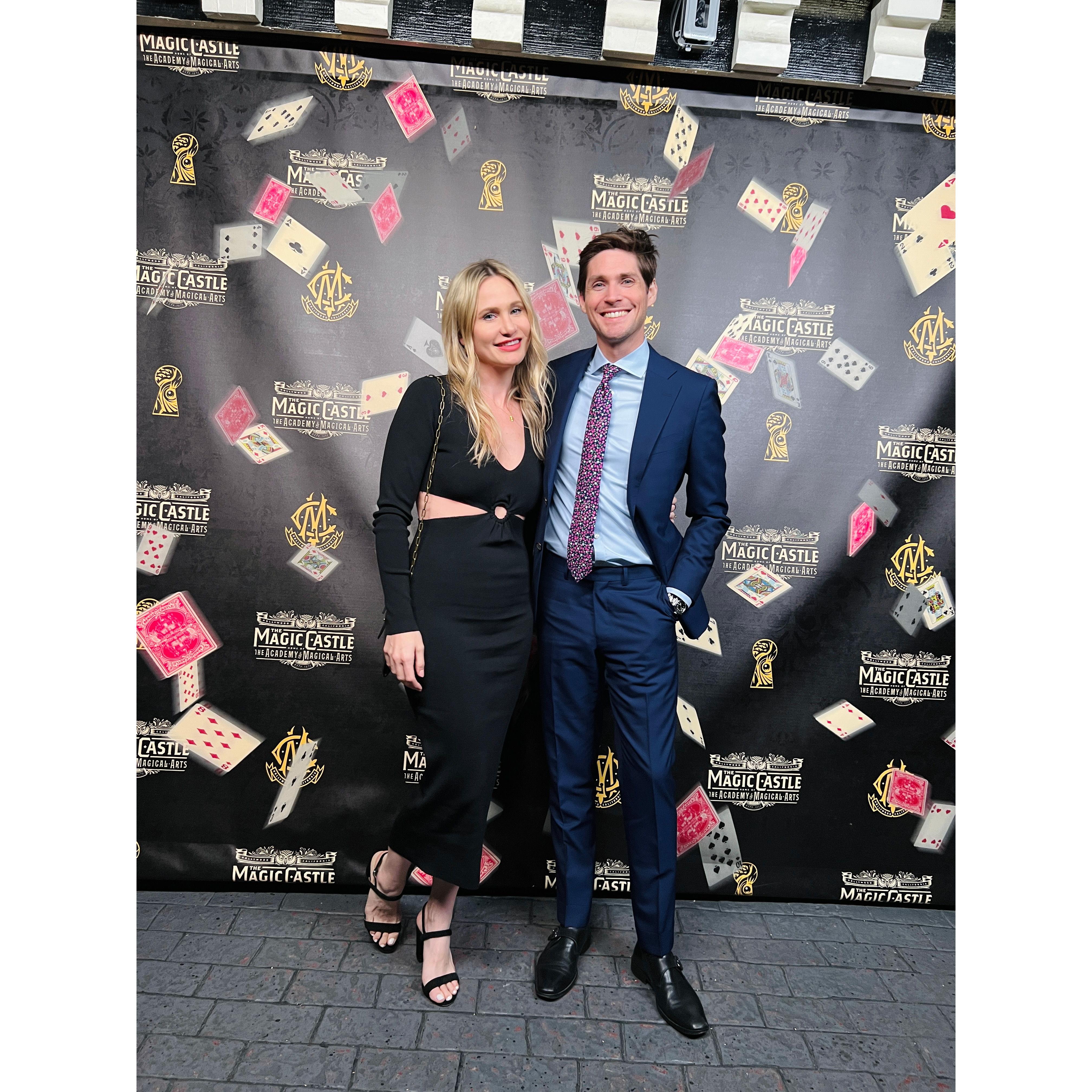 Josh's first time visiting The Magic Castle in LA. Thanks, Keith!