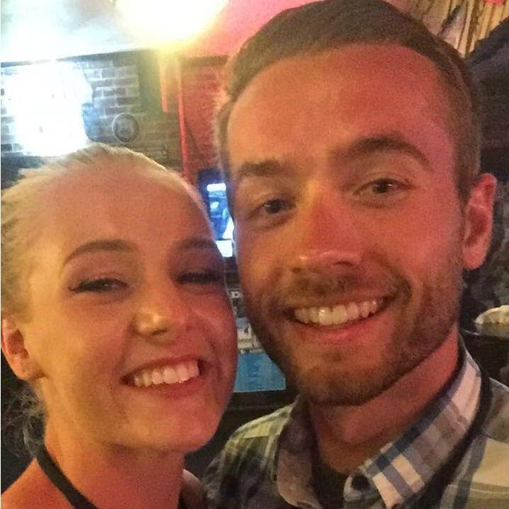 Our first photo together, back on tour in 2017!