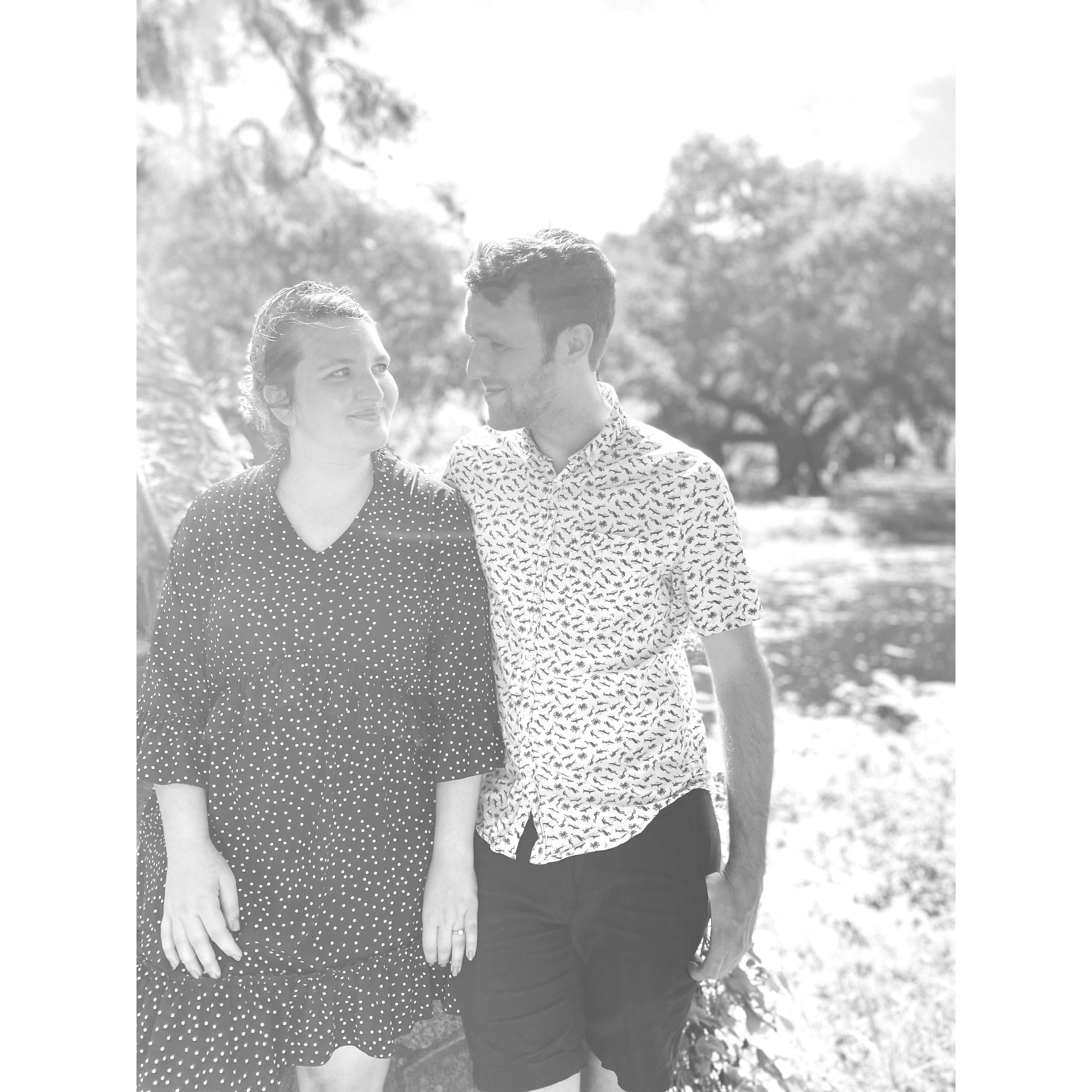 We got engaged at City Park and Katie took pictures of us immediately after. October 18th, 2020.