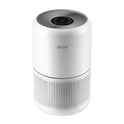 LEVOIT Air Purifier for Home Allergies Pet Hair in Bedroom, Covers Up to 1073 ft² by 56W High Torque Motor, AHAM VERIFIDE, 3-in-1 Filter with HEPA Sleep Mode, Remove Dust Smoke Odor, Core300-P, White