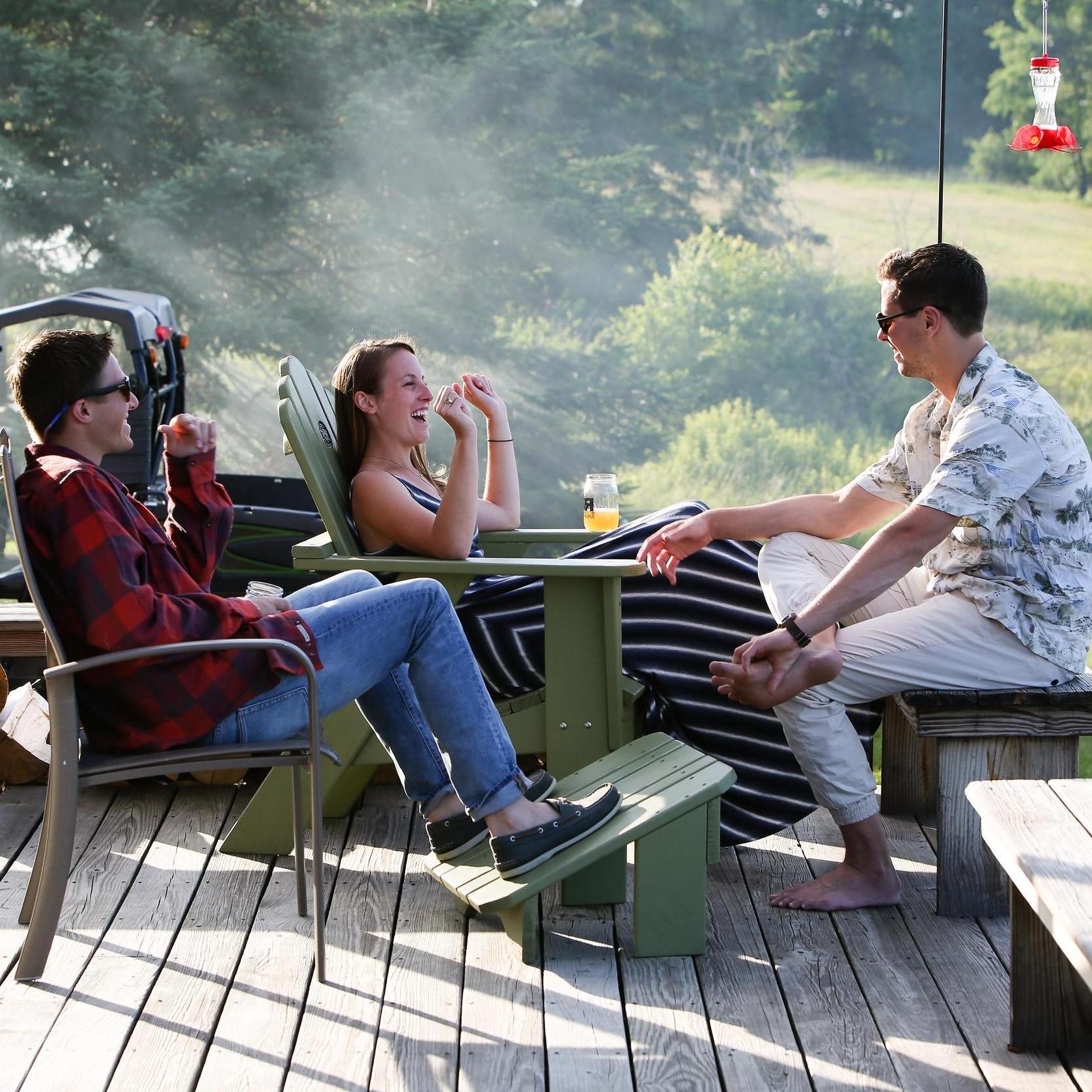 An evening on the porch in VT. This is one of our favorite places.