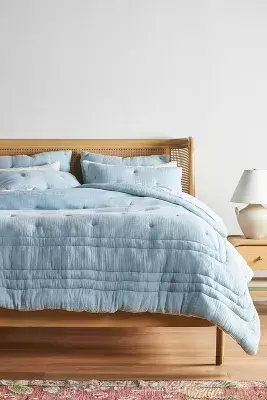 Elysian Cross-Dyed Gauze Quilt​