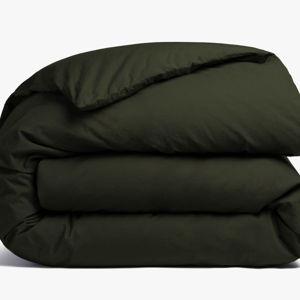 Brushed Cotton Duvet Cover in Evergreen