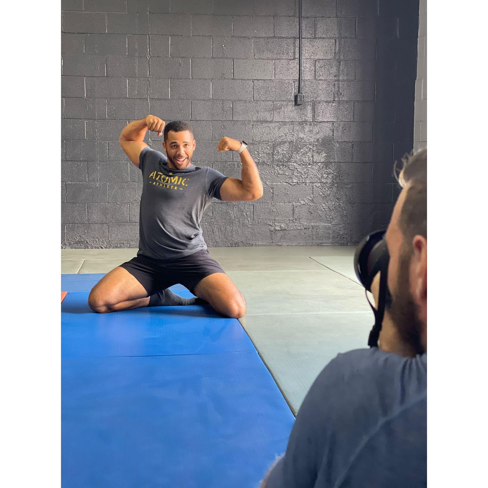 Haley forced Bradley to join a group fitness gym, called Atomic Athlete to make more friends in Austin. Bradley was hesitant at first, but over time he became one of their most loved members.