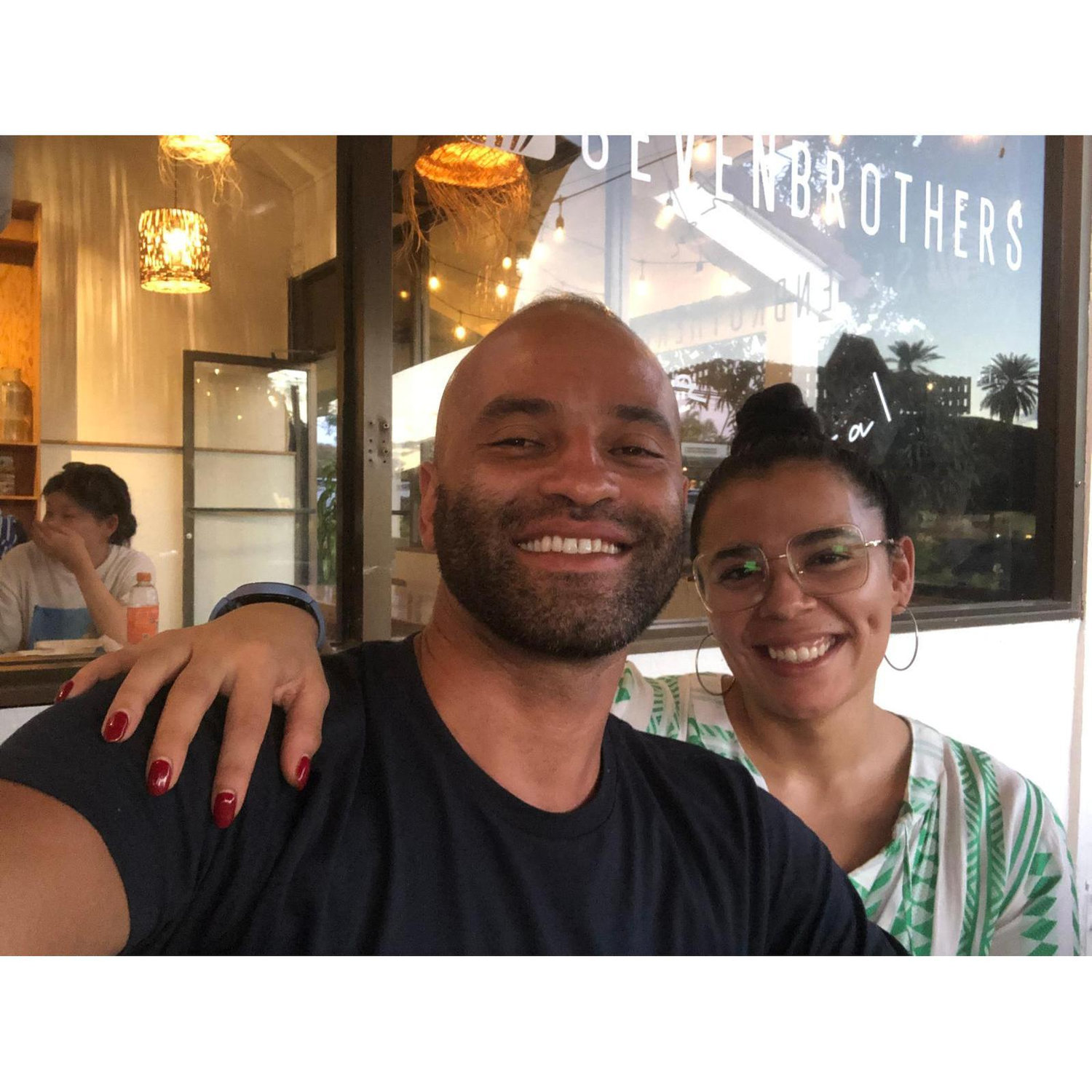 First date as girlfriend and boyfriend. Magali said she liked beards, so this was the start of my growing beard days