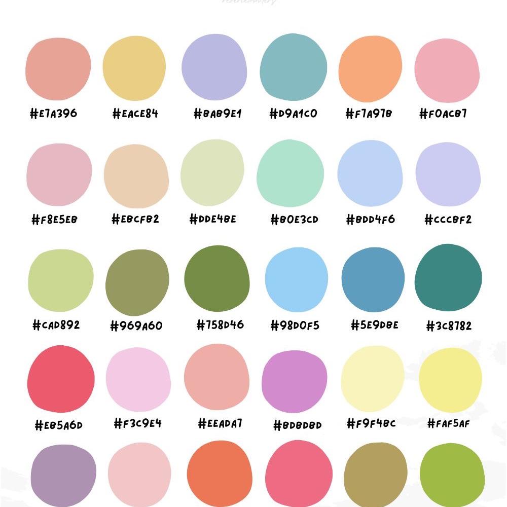 Sample color palette