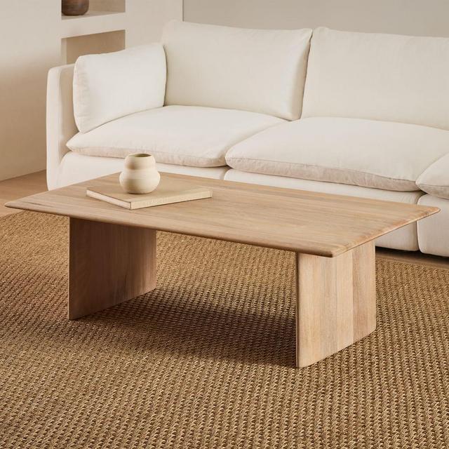 Anton Solid Wood Coffee Table - Rectangle