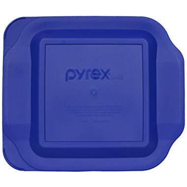 Pyrex 222-PC 2 Quart Dark Blue 8" x 8" Baking Dish Lid - Will NOT Fit Easy Grab Baking Dish