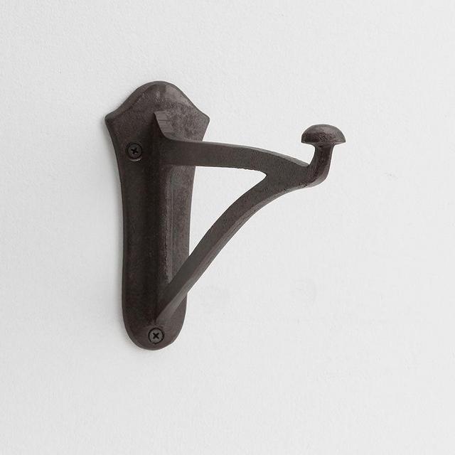 Wall-Mounted Lantern Hook, Gunmetal - Large